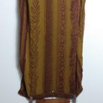 Kloz Studio 1X Tan Golden Midi Maxi Skirt Plus Gold Photo 6