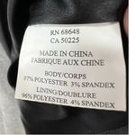 Allen Schwartz ABS Dress Womens 12 Black One Shoulder Blouson Jeweled Dark Fairy Photo 13