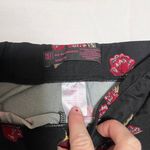 No Boundaries Floral Black and Red Women's Joggers  Photo 2