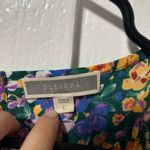 Pleione Floral Puffed sleeve smocked waist peplum blouse size large Photo 2