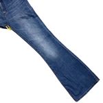 Gap NWT  Women's High Rise Flare Jeans Size 6 Blue Medium Wash Distressed Photo 8