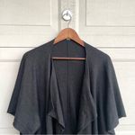 Lululemon Womens Shawl Poncho Gray Grey Open Front One Size Photo 3