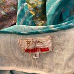 Johnny Was NWOT  Biya Silk Blue Sleeveless Long Maxi Dress Size S Photo 7