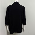 Sleeper  Black Button Down Pajama Top large Photo 3