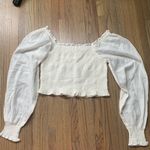 Aerie NWT  long sleeve white shirt medium Photo 5