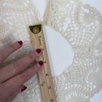 Handmade Antique Vintage Crochet Lace Collar Victorian Beige Edwardian Boho Stunning Photo 6