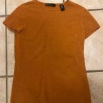 Womens burnt orange Lord&Taylor 100% cashmere shirt sleeve top Size M Photo 0