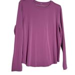 Lululemon Mauve Pink Crewneck Pima Cotton Long Sleeve T-Shirt Photo 0