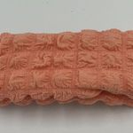 NWT ULTA beauty peach puffy case zipper makeup OS gifting birthday trendy viral Orange Photo 1