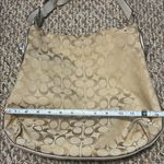 Coach  Beige Signature Canvas Tote/Shoulder Bag, Style F16538 Photo 3