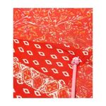 Free People Women's Rayon Short Flowy Sleeves Off The Shoulder Blouse Orange XS Photo 5