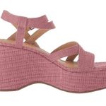 Lucky Brand  Women's Carlisha Wedge flatform Strappy Sandal size 9.5 pink Photo 12