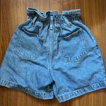 Aritzia  Wilfred Roundabout Elastic Waist Denim Bermuda Shorts Photo 3