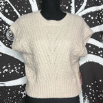 Sincerely Jules  Cream Sweater Vest Sz M Photo 0