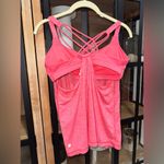 Lululemon  Sunset Salutation Tank top Heathered Pink Lemonade builtin sports bra Photo 3