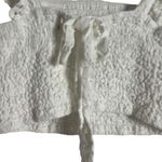 MISA Los Angeles MISA Abelia White Eyelet Cropped Square Neck Sleeveless Top Size M Photo 10