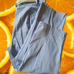 Blue Tribal Stretch Capris with‎ Belt Size 14 Photo 0