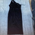 Zalalus Chic Black One-Shoulder Dress with Sleek Design Photo 8