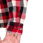 Woolrich  Plaid Red White Black Long Sleeve Button Down Flannel Shirt Photo 2