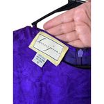 Spense Jeremy Purple Vintage Silk Ruched Short Sleeve Midi Dress Womens Size 12 Photo 4