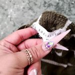 Socialite  Striped Knit Button Front Cardigan Photo 4