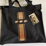 Quilted koala koala Kanvas go town Crossbody tote bag black gold elephants NWOT Photo 5