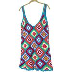 Show Me Your Mumu  women’s size medium Libra multi square crochet coverup dress Photo 2