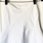 Khaite Blume Strapless Fit & Flare White Wool Silk Midi Dress Wedding 6 EUC Photo 2