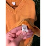 Sundance  Yellow Orange Short Sleeve Sweater Top Size Medium Photo 2