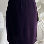 St. John  Elegant Purple Women's Knit Mini Skirt Photo 0
