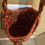 Cordobags Orange‎ Yellow Hippie Crossbody Bucket Bag Tote Purse Fringe Boho Orange Photo 10