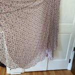 Love Shack Fancy Larissa Floral Print Cotton Silk Blend Maxi Dress Size 8 Jardin Photo 10