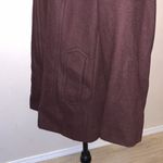 White Stag brown wool blend winter zip up peacoat Photo 4