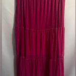 LC Lauren Conrad Lauren Conrad Pink Tiered Tulle Midi Swiss Dot Skirt size Petite Largr Photo 0