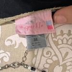 Sparkle Black Basic Tank Top Women's Medium Sleeveless Stretchy Layering Shirt Blue Photo 4