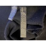 RALPH LAUREN Black Label black cashmere sweater jeweled button size M Size M Photo 3
