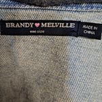 Brandy Melville Denim‎ Jacket with Attached Hood Photo 2