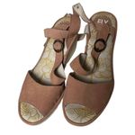 Fly London  Women's Pinkish Open Toe Ankle Strap Wedge Sandal 39 Photo 9