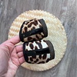 Tory Burch ‎ leopard printed calf hair house shoes loafers Photo 3