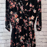 Lush Clothing Lush Floral Black Mini Dress‎ Size Medium Photo 0