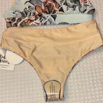 Kulani Kinis NEW! HARPER S Mint Peach Hawaiian High Waist Cheeky Bikini Bottoms Photo 12
