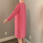 Vineyard Vines  Dress Womens M RED/WHITE Stripe Sankaty Stretchy Shift #60 Photo 3