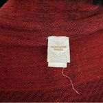 Northern Angel Cardigan Sweater Red Black Open Front Faux Fur Fringe size S/M Size M Photo 5