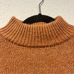 Aerie  Earthy Warm Rust Mock Neck Sweater size medium Photo 4