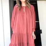 ZARA Plumetti Textured Dot Midi Swing Dress Medium Photo 3