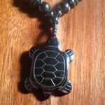 Turtle Charm And Beaded Hematite Necklace Photo 0