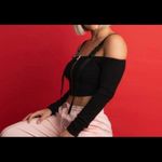 Waisted buckle crop top Black Size undefined Photo 2