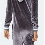 Women's Gray Velour Jumpsuit Size XXS Photo 1