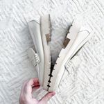 Dolce Vita Elias Flats Ivory Embossed Loafers White Size 6 Photo 4