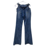 I am gia Drew Pants Denim Jeans Straight Leg Size Small Cut Out Waist Photo 4